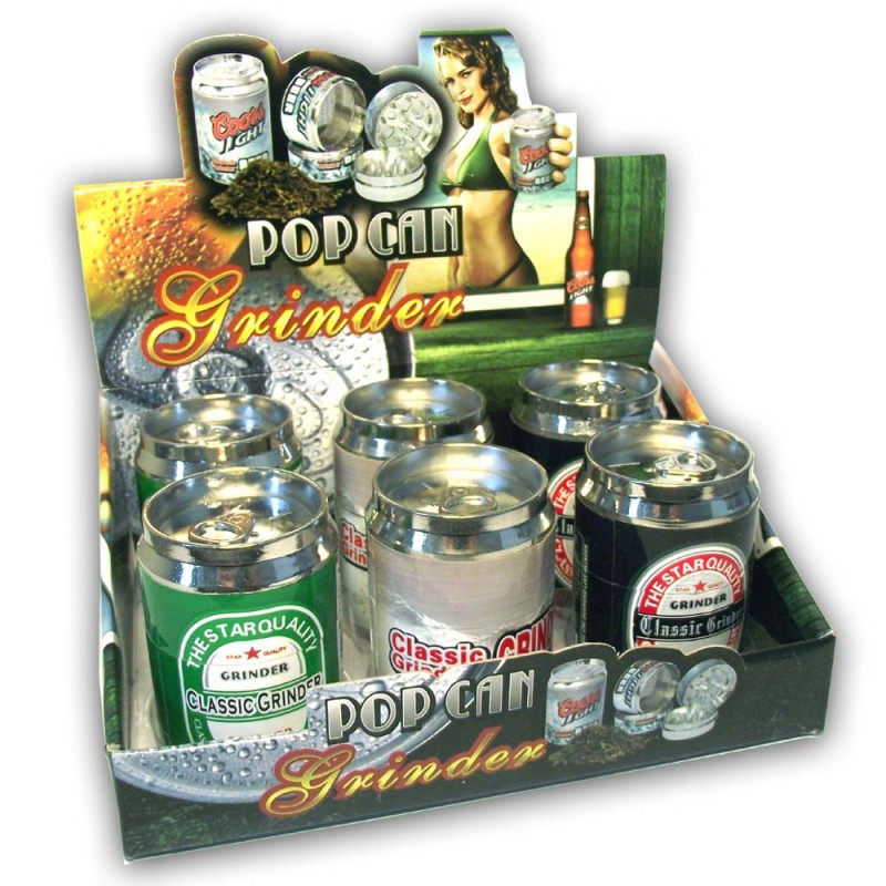 6 x Beer Can Grinder / Pollinator im Dosenformat