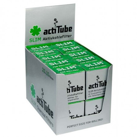 actiTube Aktivkohlefilter SLIM - Display 20x10