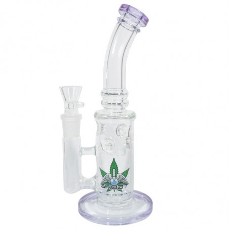 GHODT Bong 23,5cm Light-Purple/-Green GH5