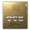 OCB Slim Gold Paper Kingsize- 1x 50 Booklets