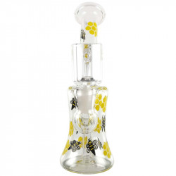 Bee Bong - Dabbing Rig 19cm Fluoreszierend