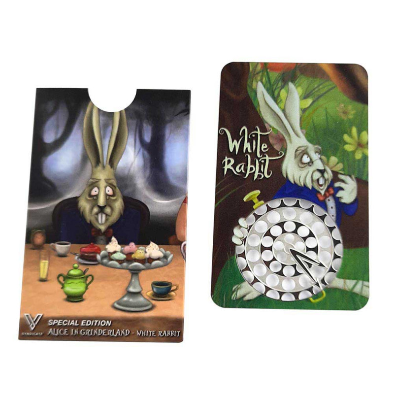 V-Syndicate Grinder Card  - White Rabbit