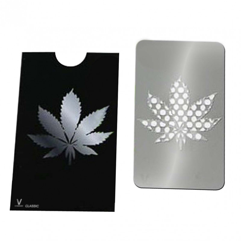 V-Syndicate Grinder Card  - Silver Leaf