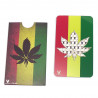 V-Syndicate Grinder Card  - Rasta Leaf