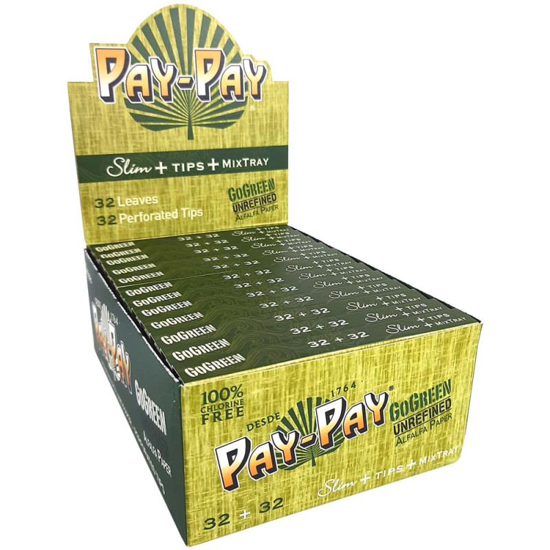 Pay-Pay GoGreen Slim + Tips + Mixtray 24er Display