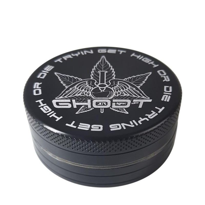 GHODT Logo Space Grinder Hard anodised Ø50mm