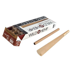 Wild Hemp - Kingsize Cones Regular 24x5er Display