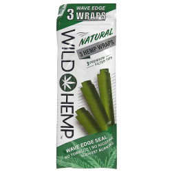 Wild Hemp - Natural Wraps 20x3er Display