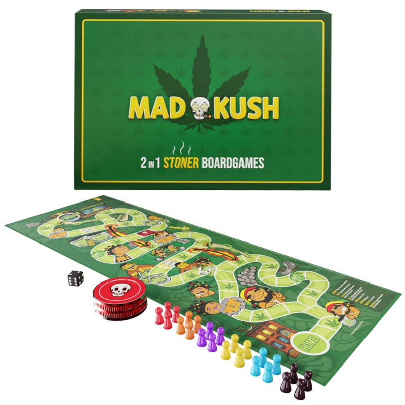 Mad Kush - Spielbrett mit Zubehör