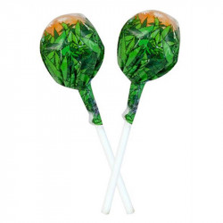 Dr. Greenlove Cannabis Lollipops Bubblegum & Orange Bud