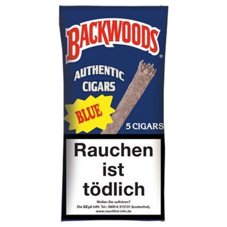 Backwoods Zigarillos Tabak (Authentic, Blue, Caribe)