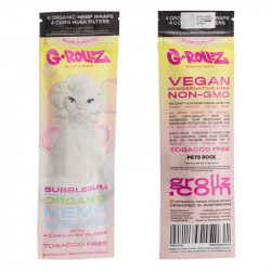 G-Rollz Organic Hemp Wraps + Tips - Bubble Gum