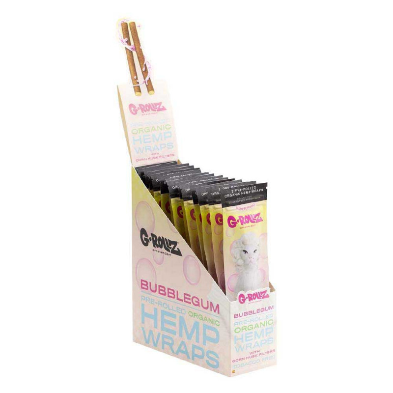 G-Rollz Organic Hemp Wraps - Bubble Gum