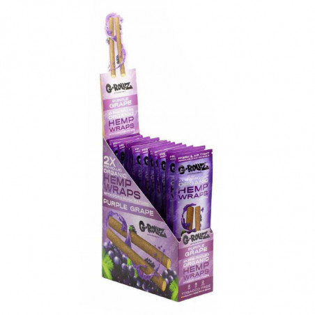 G-Rollz Organic Hemp Wraps - Purple Grape