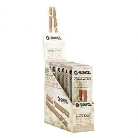 G-Rollz Organic Hemp Wraps - White Chocolate