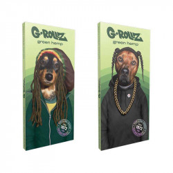 G-Rollz Reggae Rap KS Organic Green Hemp + Tips + Tray