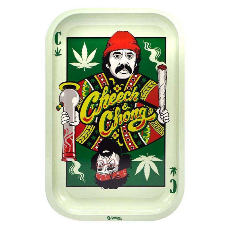 G-Rollz Tray Cheech & Chong Playing Cards 17.5x27.5cm - Medium