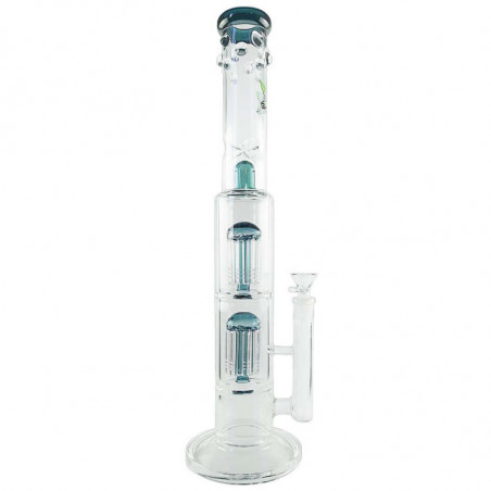 GHODT Bong Double-Percolator 45cm Green GH3-14