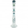 GHODT Bong Double-Percolator 45cm Green GH3-14