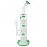 GHODT Bong Triple-Percolator 38cm Light-Green GH4