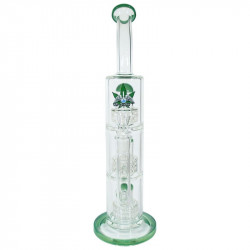 GHODT Bong Triple-Percolator 38cm Light-Green GH4