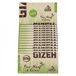 Gizeh Hanf + Gras King Size Slim mit Tips