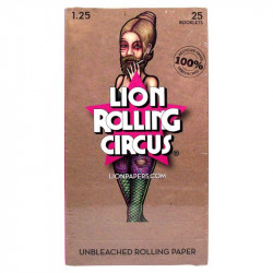 Lion Rolling Circus Unbleached Papers (1 1/4)