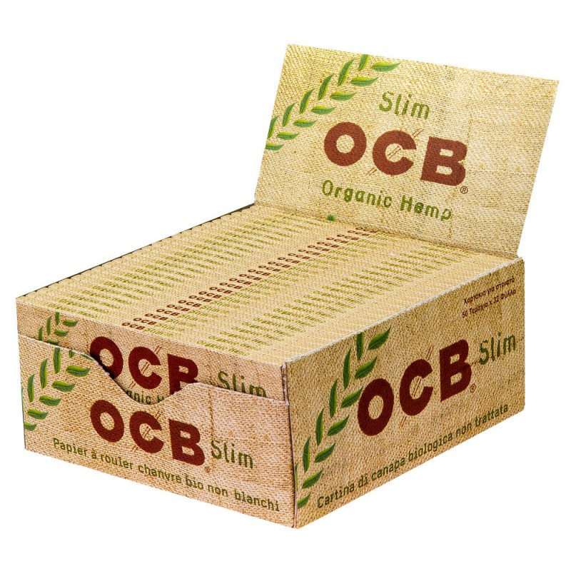 OCB Organic Hemp Slim - 50 Booklets