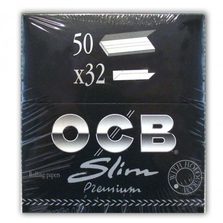 OCB Premium Slim Long Paper Kingsize- 1x 50 Booklets