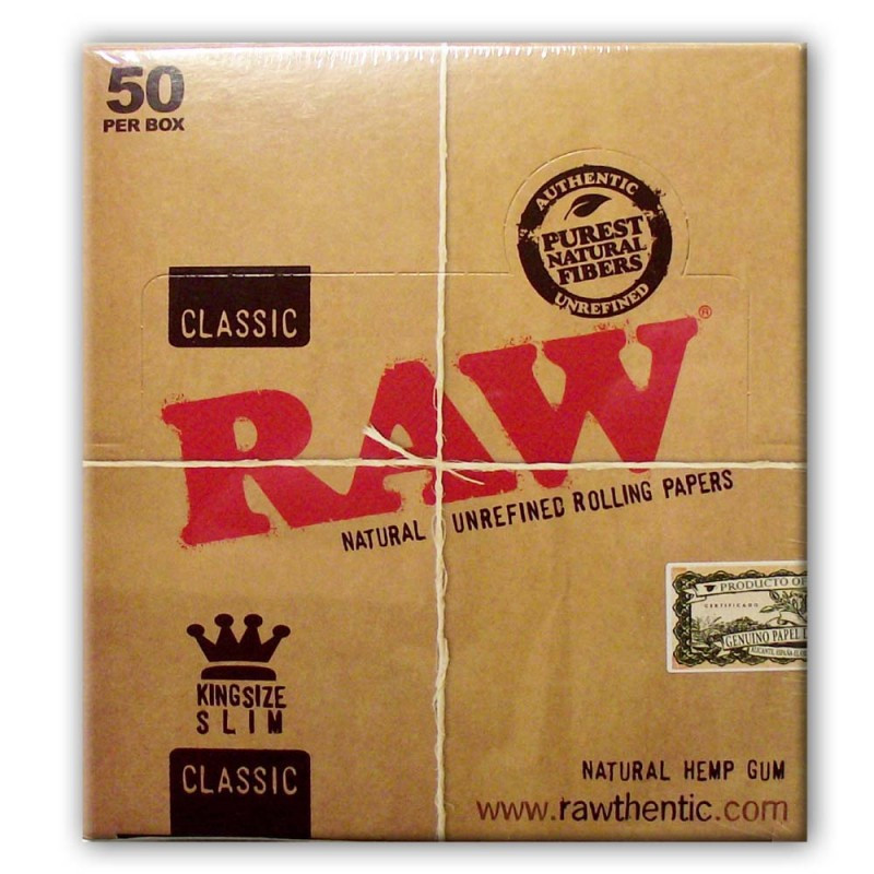 RAW Papers Kingsize Slim CLASSIC 50er Box