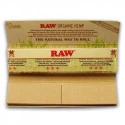 RAW Papers Kingsize Slim Connoisseur ORGANIC HEMP 24er Box