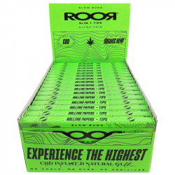 ROOR Organic Hemp Slim Papers + Tips VE