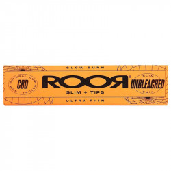 ROOR Unbleached Slim Papers + Tips VE